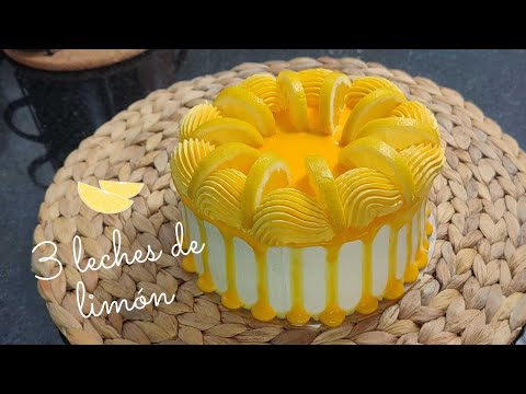 Pastel 3 leches de limón 🍋