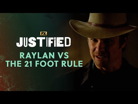 Raylan vs The 21 Foot Rule - Scene | Justified | FX