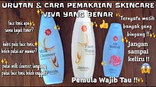 Download lagu HOW TO USE VIVA MILK CLEANSER AND FACE TONIC CORRECTLY | VIVA SKINCARE #wulanahusna mp3