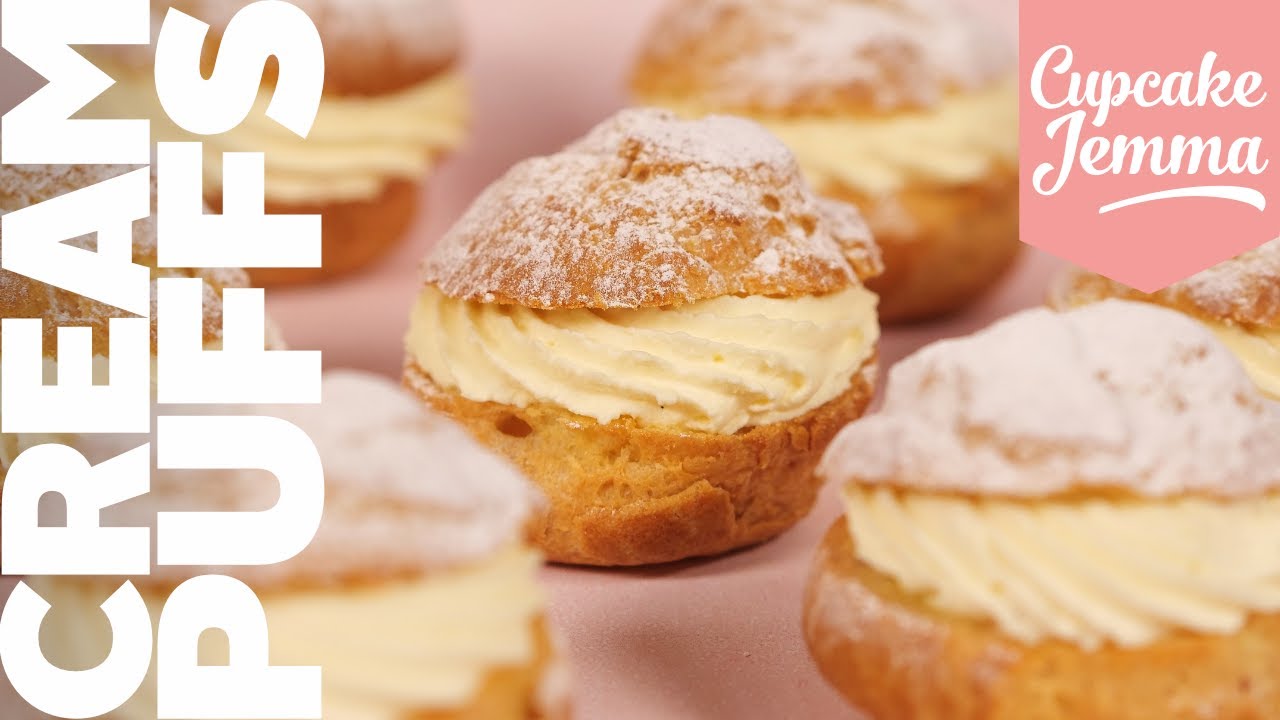 All About Choux! Cream Puff Recipe Choux Pastry made easy! Cupcake Jemma Channel