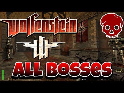 Return to Castle Wolfenstein - All Bosses + Ending