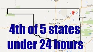 Metal Detecting 5 states in less than 24 hours-Part 4 "Oklahoma"