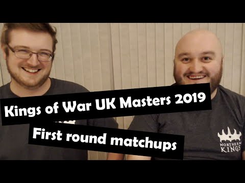 UK Kings of War Masters 2019 matchups