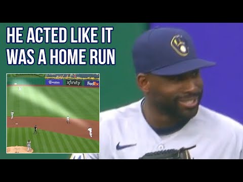 Outfielder pretends it's a home run to trick runner, a breakdown