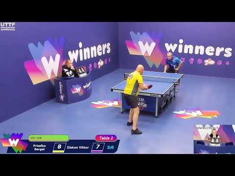 WINners CUP table 2  09.10 Priadko Sergei - Ziakun Viktor 21:30