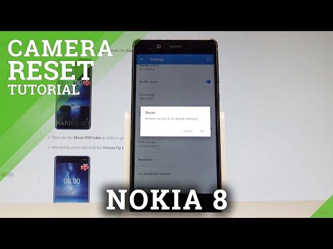 How to Reset Camera in NOKIA 8 - Restore Camera Settings |HardReset.Info