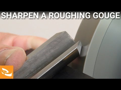 Sharpening a Spindle Roughing Gouge (Woodturning)