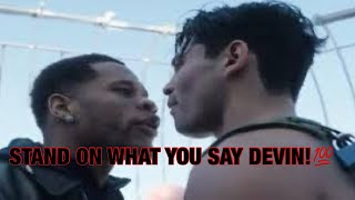 DEVIN HANEY MUST MEET RYAN GARCIA IN THE MIDDLE OF THE RING AND TRY KO HIM! ANYTHING ELSE IS 🗑️