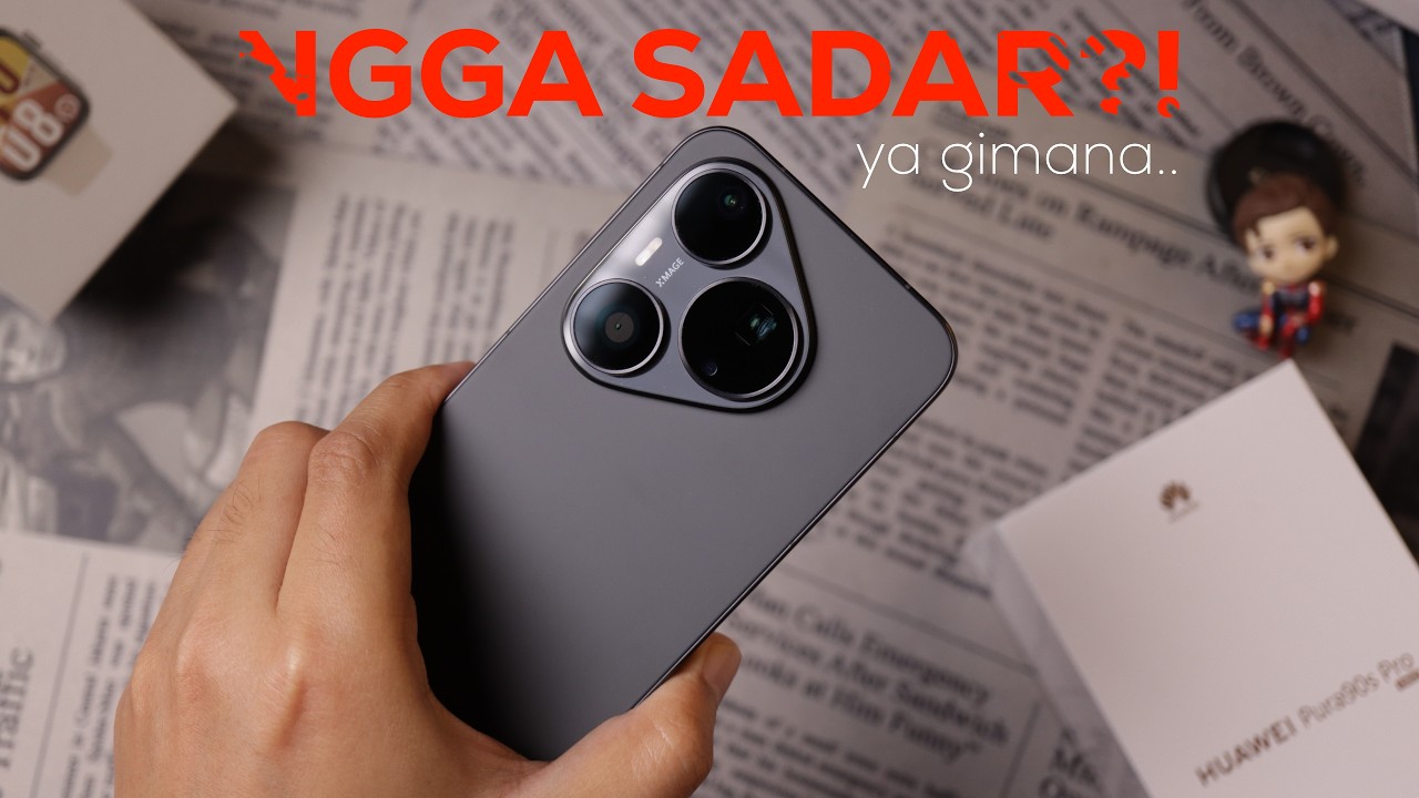 Dengan PENUH KESADARAN, Beli dan Unboxing HUAWEI Pura90s Pro - Mulberry Black