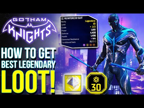 Gotham Knights - Amazing Ways To Get The Best Loot | Gotham Knights How Farm HEROIC & LEGENDARY Loot