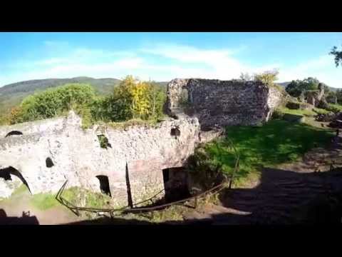 Die Burgruine Hohnstein bei Neustadt / Harz