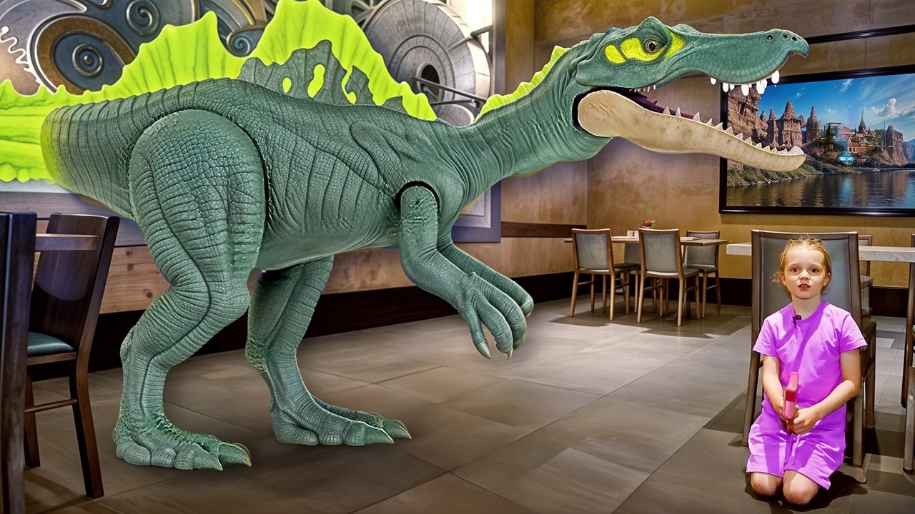 Dinosaur Hide-and-Seek at the Adventure Park: Help the Kids Find Them All!