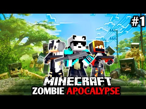 RaHul iS liT - ZOMBIE APOCALYPSE Minecraft :Movie | Ep.1