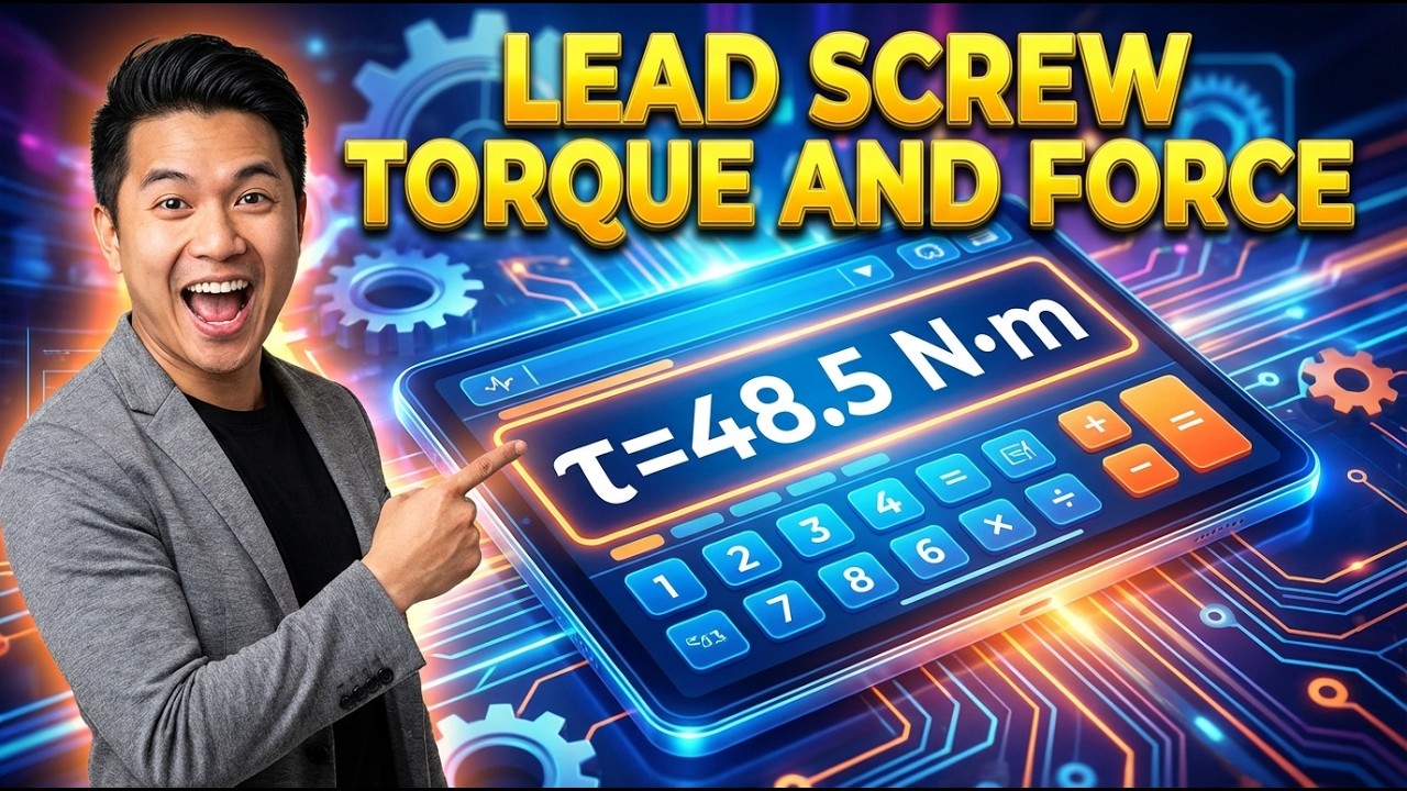 Lead Screw Torque and Force Calculator