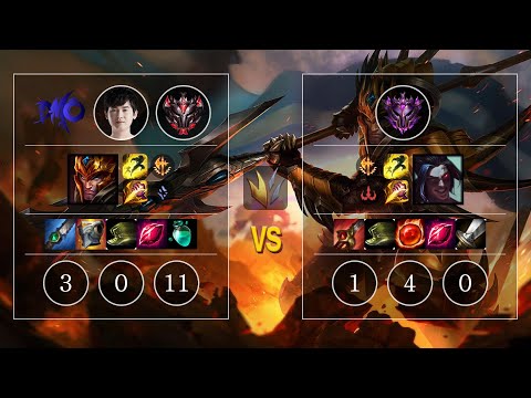 DMO Xiaowei Jarvan IV vs Progamer Move Kayn Jungle - KR GrandMaster Patch 10.10
