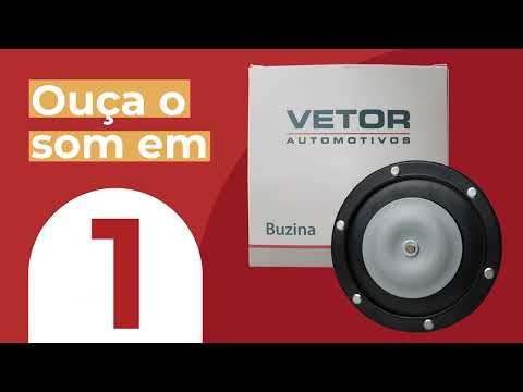 Upgrade Sonoro: BUZINA UNIVERSAL Bi-Bi 123mm 12V - Vetor - NINJA PARTS