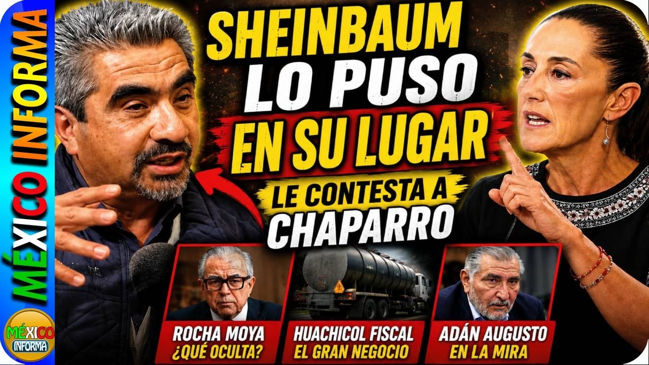 SHEINBAUM TUVO QUE EXPLICARLE AL PERIODISTA LO QUE SE HACE CON EL CONTRABANDO DE COMBUSTIBLE.