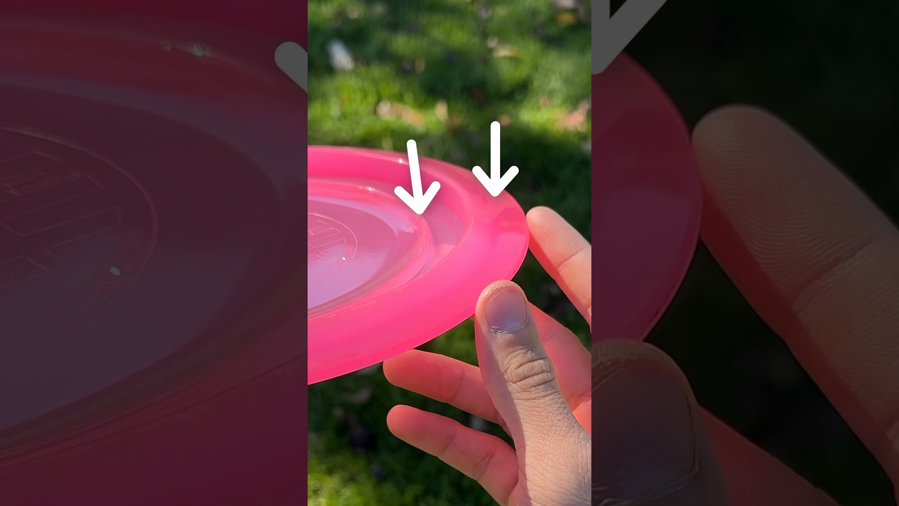 This disc has 2 rims?! 👀🥏 #discgolf #rask