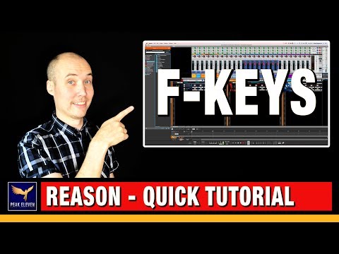 Reason 9.5 Quick Tutorial - Function Keys