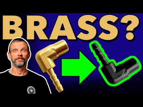 DIY Black Brass Fittings • Chemical Dip • Quick & Easy