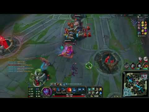 Hullbreaker Tryndamere 1v3 in Base
