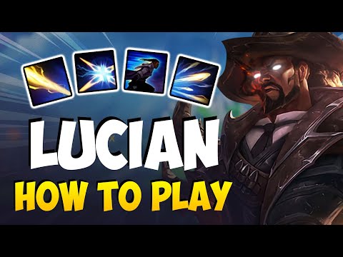 HOW TO PLAY LUCIAN ADC FOR BEGINNERS | LUCIAN Guide Season 11 | League of Legends