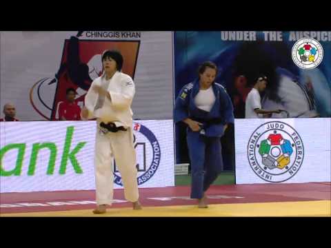 Chen Ling LIEN (TPE) Vs Tina ZELTNER (AUT) - Judo Grand Prix Ulaanbaatar 2014 [-57kg]