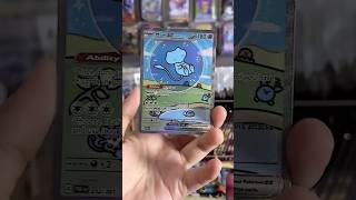 mew bubble?!🤪 #mew #paldeanfates #pokemontcg #shorts #pokemon