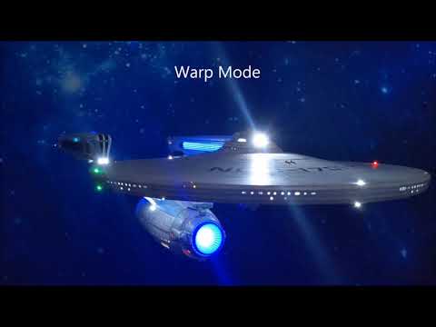 USS Enterprise NCC-1701-A 1/350 with Warp 8 Series 1701 Refit Lights and Sounds System