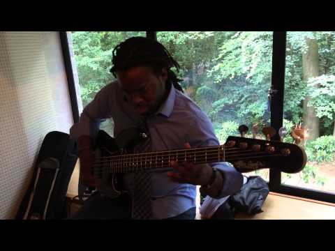 Stanley Clementina having some fun @ BackbeatMusic Wisseloord studios..