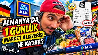 ALMANYA’DA 1 GÜNLÜK MARKET ALIŞVERİŞİ NE KADAR? 😱 | MARKET FİYATLARI 🇩🇪