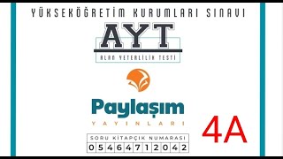 1.15   Paylaşım yayınları  AYT-4 geometri çözümleri 2025-6 *