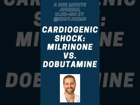 Milrinone or Dobutamine in Cardiogenic Shock?