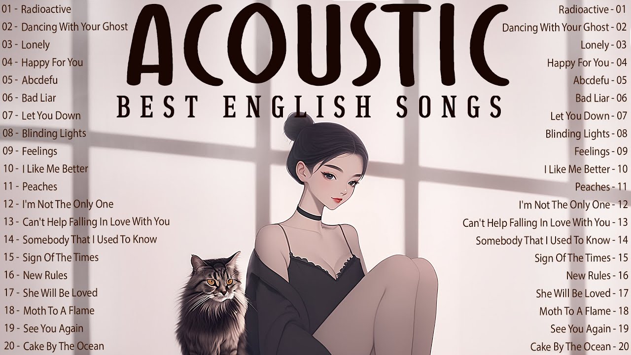 Chill Acoustic Songs 2025 – English Songs with Lyrics 2025 for a Calm & Cozy Mood