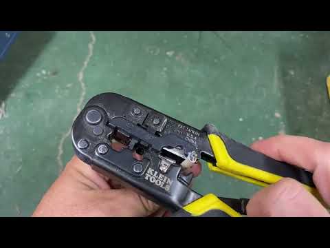 Klein Tools VDV226 011 SEN Crimper, All in One Ratcheting Modular Data Cable Crimper Review