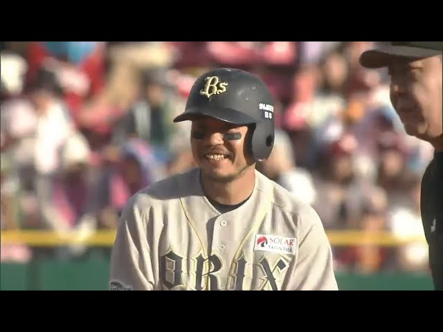 【6回表】きょう4打点!! バファローズ・小谷野 真ん中低めを右中間へ運ぶ!! 2015/9/19 E-Bs