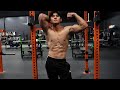 Richard gym workout and muscle flexing