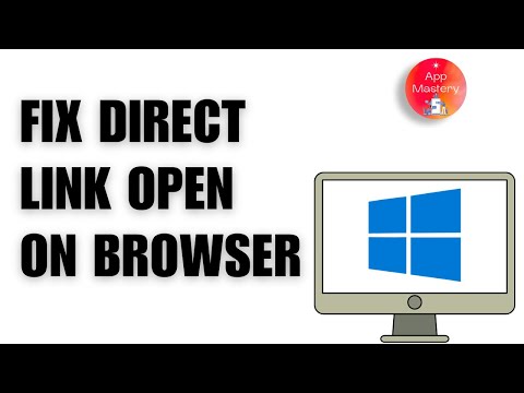 How To Fix Link Direct Open On Browser All Problem Solved