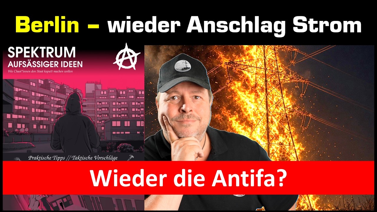Neuer Anschlag aufs Berliner Stromnetz - Wieder die Antifa?