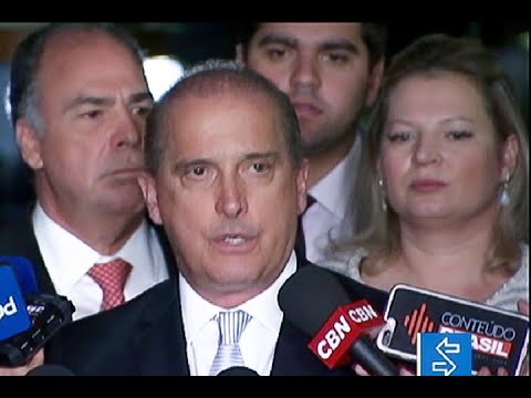 Onyx, Davi e Maia conversam sobre votação da MP que reestrutura os ministérios