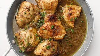 Pan fried Chicken Thighs Recipe