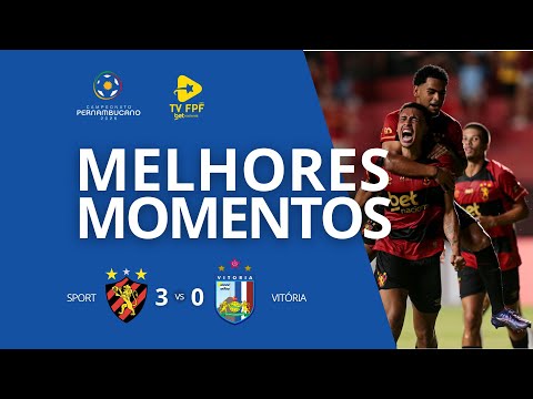 Gols e lances de Sport x Vitória-PE