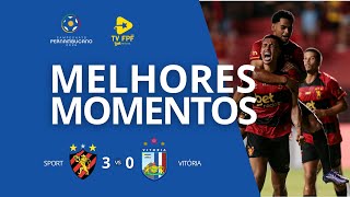 MELHORES MOMENTOS: SPORT 3 X 0 VITÓRIA | 5ª RODADA | PERNAMBUCANO 2026