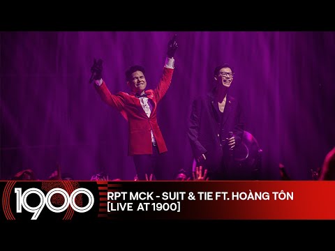 RPT MCK - Suit & Tie ft. Hoàng Tôn [LIVE @ 99% Album Listening Party at 1900] - @hoanglongmck