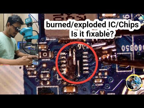 burned/exploded IC/Chips | Is it fixable?