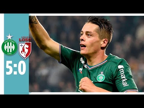 Hamouma glänzt mit Dreierpack | AS St. Etienne - OSC Lille 5:0
