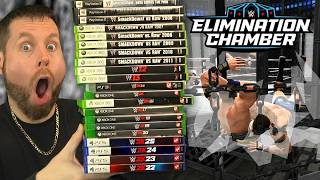 Winning the ELIMINATION CHAMBER on EVERY WWE Video Game!