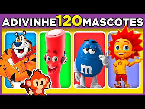 🌞 MARATONA DE MASCOTES | DE ONDE SÃO ESSES 120 MASCOTES? | Especial de férias #quiz #macaquiz 🐵