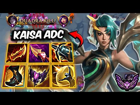 Kaisa vs Xayah ADC ( QuadraKill ) Korea Master 697 LP | Patch 25.24