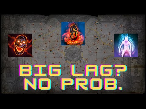 Lagging for the start of Mayhem League so I played this build! (Path of Exile)